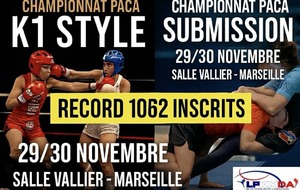 Championnat PACA K-1 style / K-1 style light et Submission