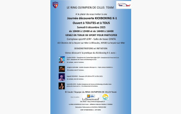 JOURNEE DECOUVERTE SAMEDI 6 DECEMBRE 2025