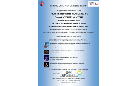 JOURNEE DECOUVERTE SAMEDI 6 DECEMBRE 2025